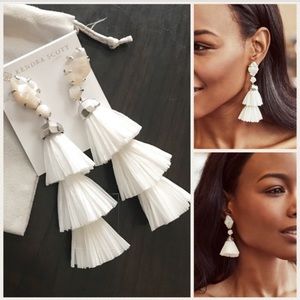 Kendra Scott Denise Raffia statement earrings